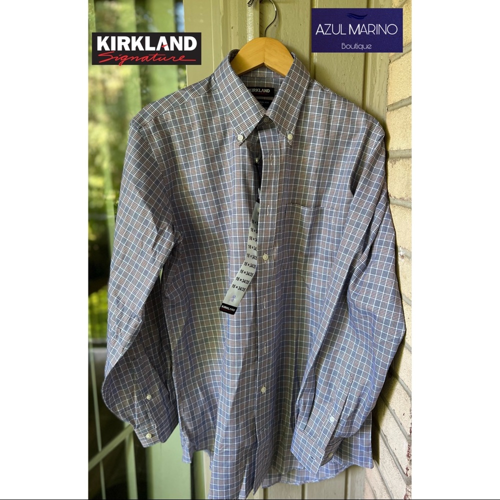 Kirkland Signature — Men’s Long Sleeve Shirt • Camisa manga larga para hombres •